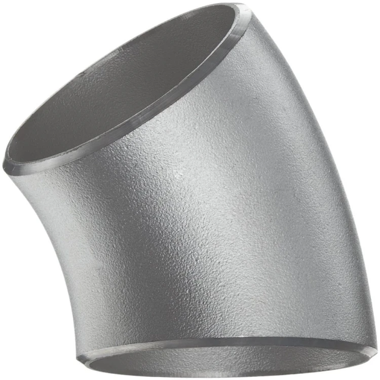 Codo sin soldadura de 45° 1,5D (Typ 3) DN25 33,7 mm x 2,6 mm  de acero inoxidable 1.4541 / 321