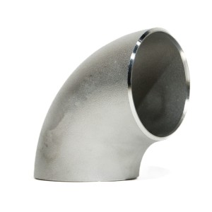 Codo sin soldadura de 90° 1D (Typ 2) DN20 26,9 mm x 2,6 mm  de acero inoxidable 1.4541 / 321