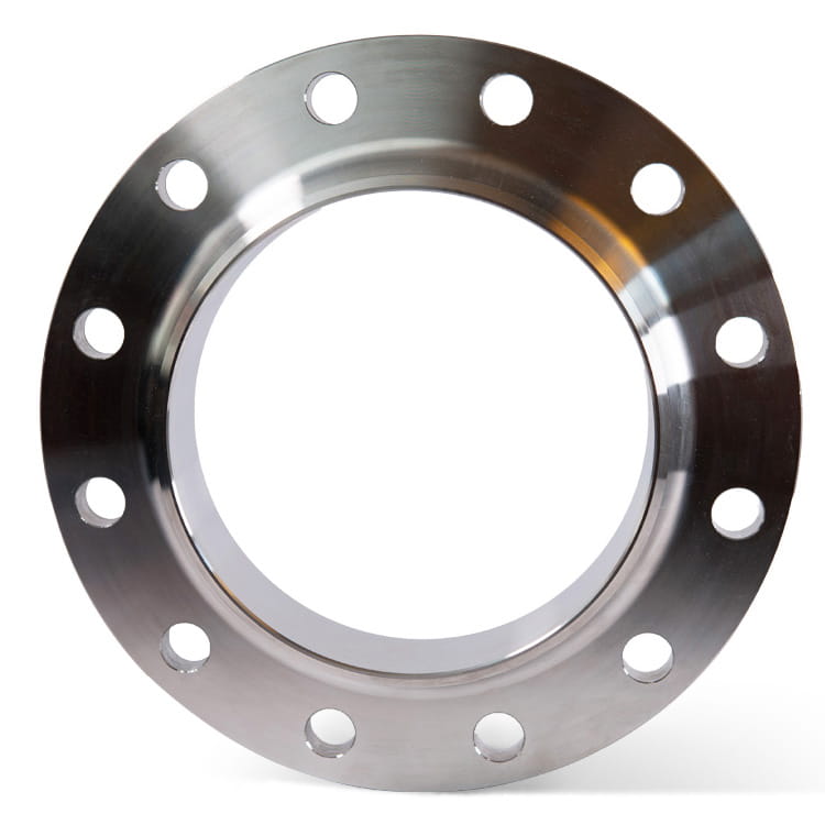 Brida forjada de cuello DN250 273 mm PN10 (EN1092-1/11B1) de acero inoxidable 1.4541 / 321
